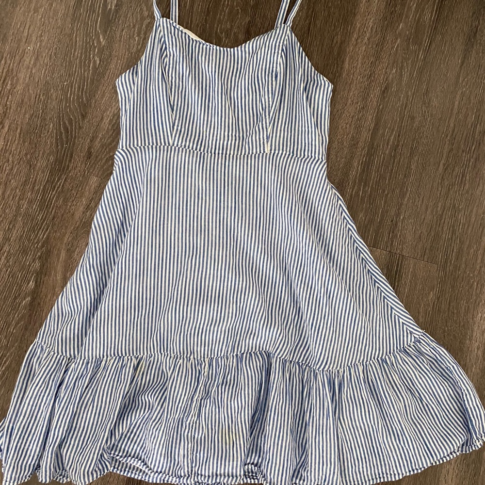 Blue/White striped dress